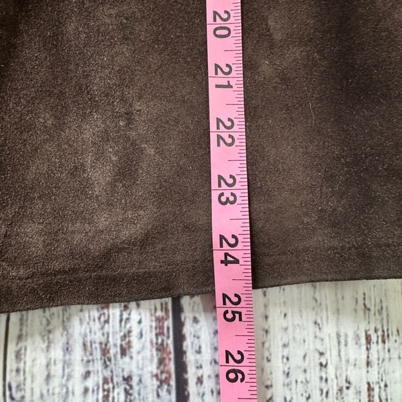 Vintage Coach 1941 Blazer Womens Small Dark Brown Suede Leather Coat Jacket - Picture 6 of 9